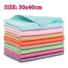 SearchFindOrder 30x40cm Random Color Microfiber Polishing Cleaning Cloth