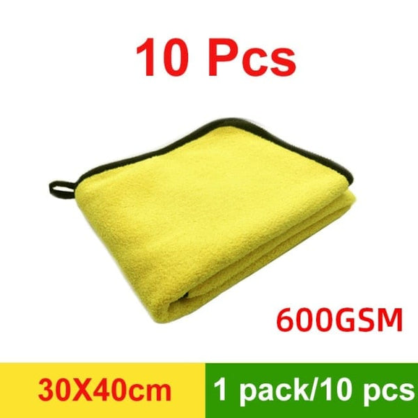 SearchFindOrder 30x40x10pcs 600GSM Super Absorbent Microfiber Towels 600GSM