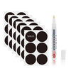 SearchFindOrder 36pcs Round 48pcs Jar Stickers Kitchen Label