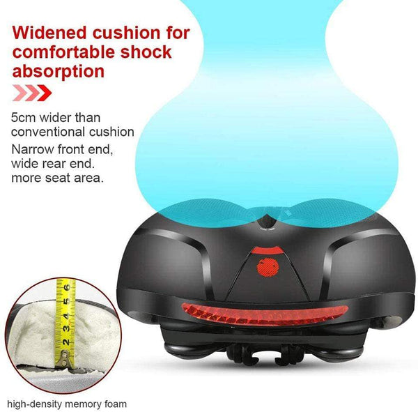 SearchFindOrder 3D GEL Hollow Breathable Bicycle Saddle Seat for Men and Women