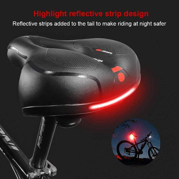 SearchFindOrder 3D GEL Hollow Breathable Bicycle Saddle Seat for Men and Women