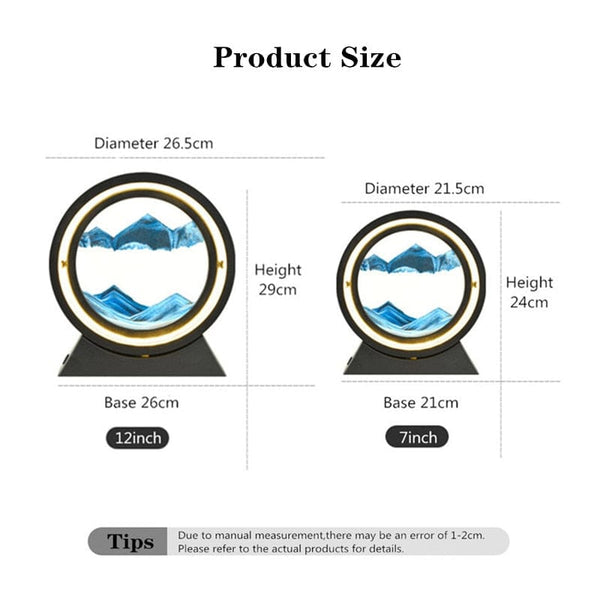 SearchFindOrder 3D LED Sand Art Decor