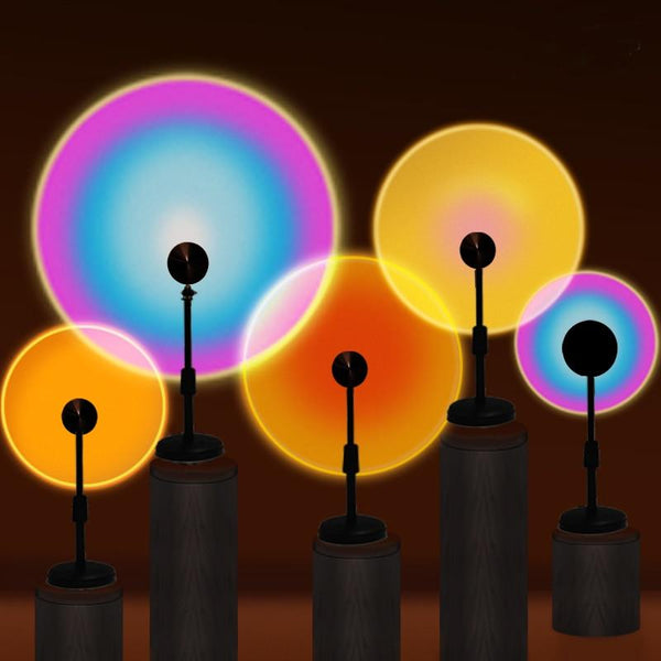 SearchFindOrder 4-in-1 Sunset Lamp (Sunset, Rainbow, Sunset Red, Sun Light)