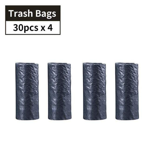 SearchFindOrder 4 Packs of 30 Piece Bagsbags Alloy Car Trash Bin (90 Bags)