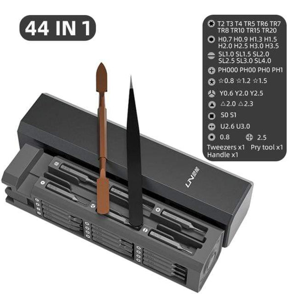 SearchFindOrder 44 IN 1 Mini Magnetic Bit Screw Driver Tool Set