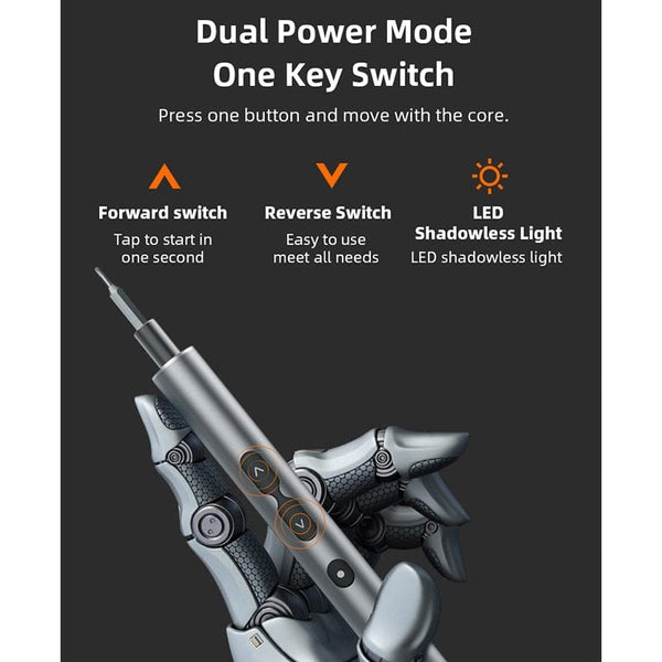 SearchFindOrder 48-In-1Magnetic Hex PrecisionType-C Electric Screwdriver Set