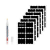 SearchFindOrder 48pcs 1 shape 48pcs Jar Stickers Kitchen Label