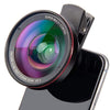 SearchFindOrder 4K HD Super 15X Macro Lens for Smartphone Anti-Distortion 0.45X 0.6X Wide Angle Lens