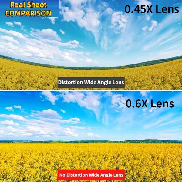 SearchFindOrder 4K HD Super 15X Macro Lens for Smartphone Anti-Distortion 0.45X 0.6X Wide Angle Lens