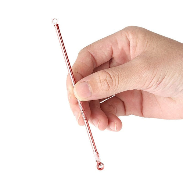 SearchFindOrder 4pcs Acne Blackhead Removal Needles Black Dots Acne Remover Squeeze Deep Cleansing Facial Blackhead Eliminators Skin Care Tools