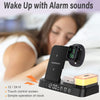 SearchFindOrder 5-in-1 Folding Magnetic Wireless Charging Hub with Alarm Clock & Night Light for iPhone