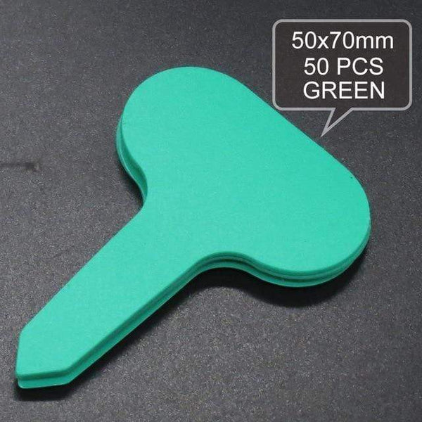 SearchFindOrder 50 Pieces Green Plant & Vegetable Markers For Gardening (50 Piece Set)
