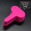 SearchFindOrder 50 Pieces Pink Plant & Vegetable Markers For Gardening (50 Piece Set)