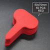 SearchFindOrder 50 Pieces Red Plant & Vegetable Markers For Gardening (50 Piece Set)