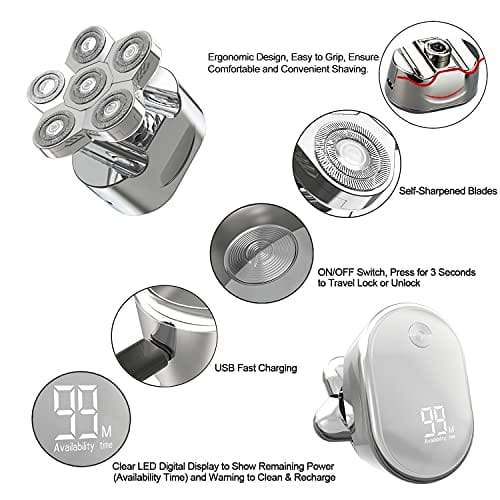SearchFindOrder 6-in-1 Electric Head, Face and Body Shaver
