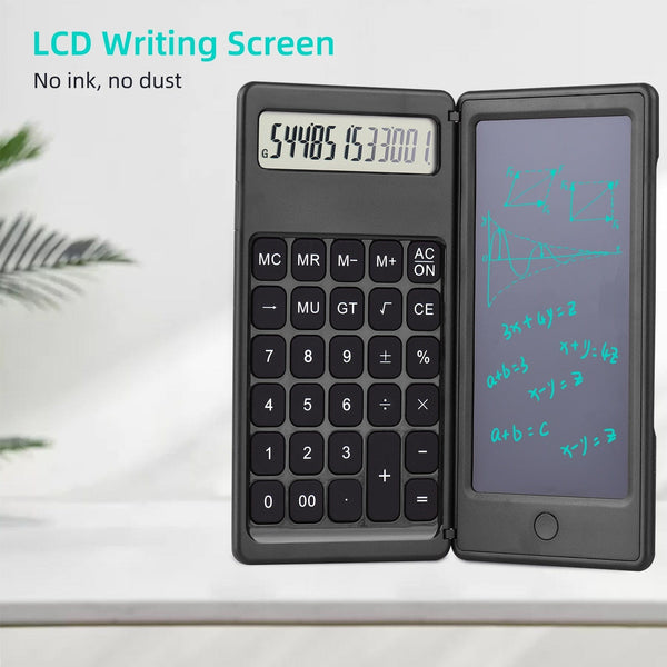 SearchFindOrder 6 inch Portable and Folding Calculator with Writing Tablet