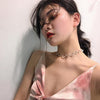 SearchFindOrder 7.Golden polyline Fashion Beaded Pearl Necklace