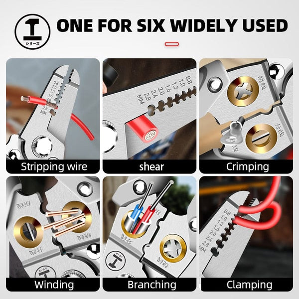 SearchFindOrder 9 In 1 Wire cutter Stripper Tool