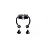 SearchFindOrder A-Black Magnetic Nose Hoop Ring