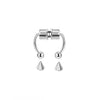 SearchFindOrder A-Silver Magnetic Nose Hoop Ring