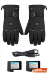 SearchFindOrder A2 With 2pcs Battery Electric Rechargeable Heating Gloves with Three-Stage Temperature Settings