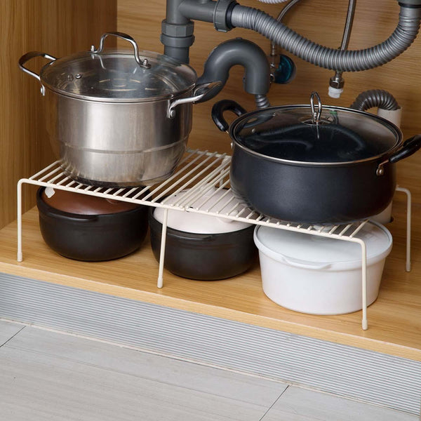 SearchFindOrder Adjustable Holders Metal Racks For Kitchen Cabinet Organizer
