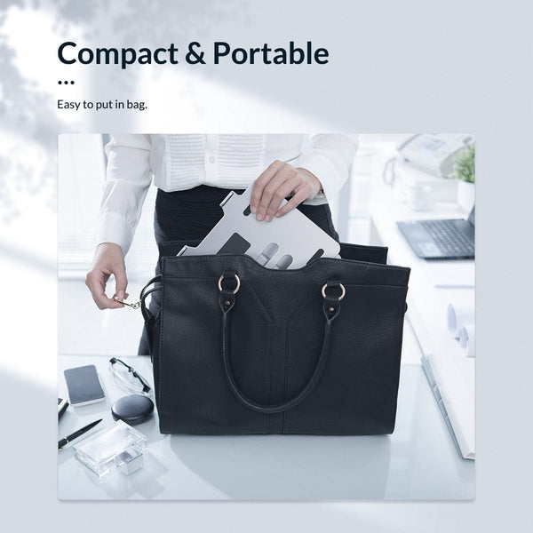 SearchFindOrder Aluminum Foldable Laptop Notebook Cooling Stand with USB 3.0 Hub