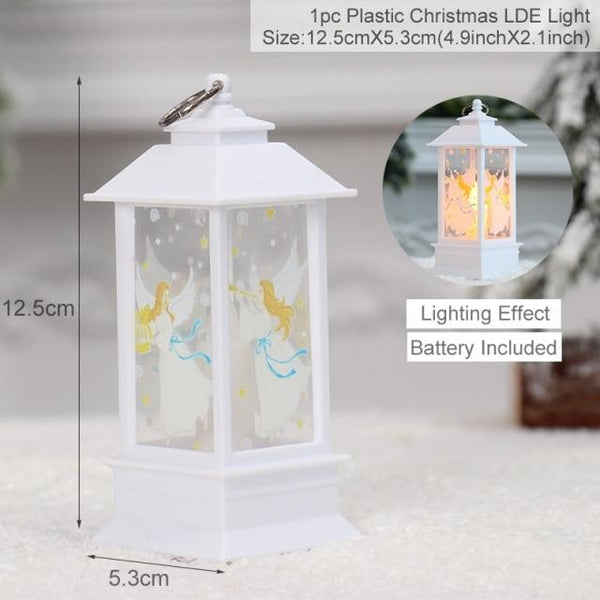 SearchFindOrder Angel White Christmas Lantern Decoration