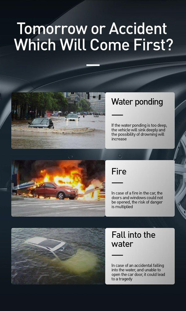 SearchFindOrder Auto Emergency Glass Window Breaker Emergency Tool