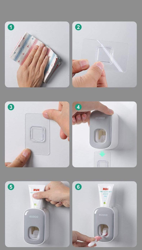 SearchFindOrder Automatic Bathroom Toothpaste Dispenser