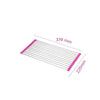 SearchFindOrder B-370X220MM Multipurpose Stainless-Steel Roll-up Drying Rack