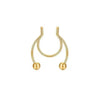 SearchFindOrder B-golden Magnetic Nose Hoop Ring