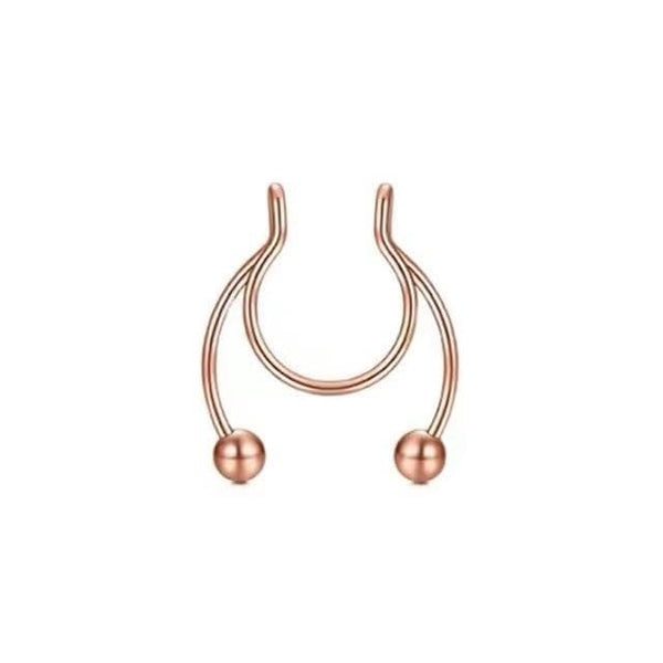 SearchFindOrder B-rose golden Magnetic Nose Hoop Ring