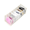 SearchFindOrder Beige 7 Grids Foldable Drawer Storage Box Organizer