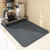 SearchFindOrder Black / 30x20cm Kitchen Countertop Water Absorbent Mat