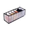 SearchFindOrder Black 7 Grids Foldable Drawer Storage Box Organizer