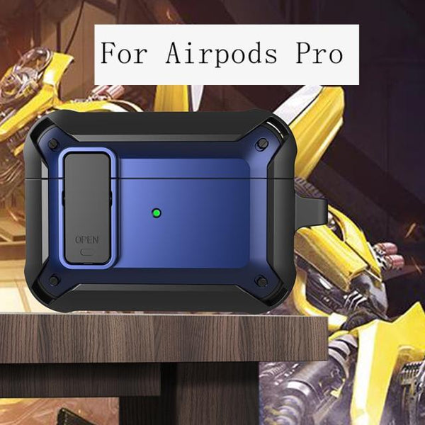 SearchFindOrder Black Blue For Pro Version Shockproof Protective Cover For Apple AirPods 1/2 and Pro