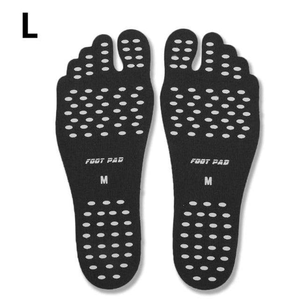 SearchFindOrder Black L Foot Sole Protector (One Pair)