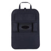 SearchFindOrder Black Universal Car Back Seat Storage Organizer with Elastic Felt Storage Bag 6 Pockets Organizer