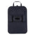 SearchFindOrder Black Universal Car Back Seat Storage Organizer with Elastic Felt Storage Bag 6 Pockets Organizer