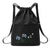 SearchFindOrder Black Waterproof Folding Large Travel Backpack