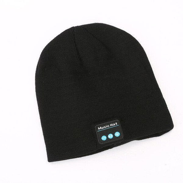 SearchFindOrder Black Wireless Headphone Winter Hat