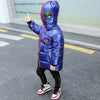SearchFindOrder Blue / 110 Hooded Winter Jacket with Glasses