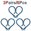 SearchFindOrder Blue 3 Pairs Ear Hook AirPods Holder
