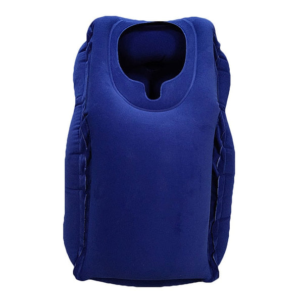 SearchFindOrder blue / 35X30X55CM Inflatable Headrest Travel Pillow