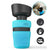 SearchFindOrder Blue no leak 500ml Foldable Leak-Proof Dog Water Bottle & Bowl