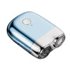 SearchFindOrder Blue Rotary Mini Electric Travel Shaver