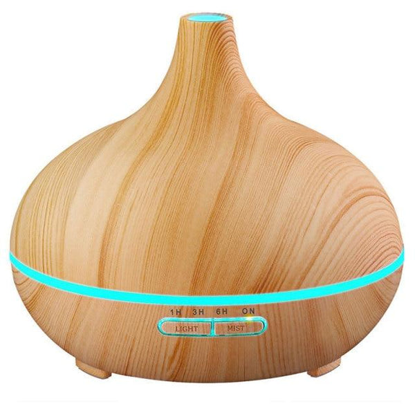 SearchFindOrder Brown with 7 Color LED / AU Essential Oil Diffuser with LED Mood Lighting