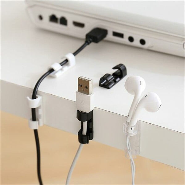 SearchFindOrder Cable Organizer Clips for Cable Management (20 pieces)