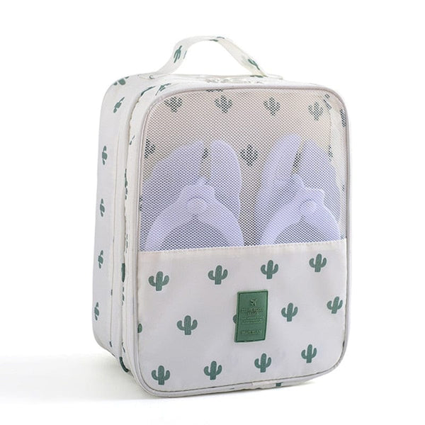 SearchFindOrder Cactus / China Portable Waterproof Dustproof Travel Shoe Organizer Bag